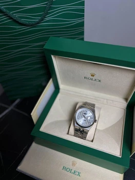 Часы Rolex Land-Dweller Silver-White 40мм