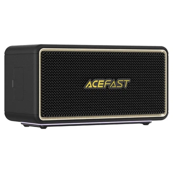 Портативна колонка Bluetooth ACEFAST K3 Max portable wireless speaker BT5.4 USBTF/AUX TWS 80W Black