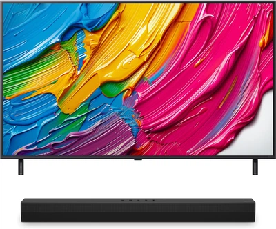 Комплект Телевизор LG QNED 55" 55QNED80A6A + Саундбар LG S40T (S40T.DUKRLLK)