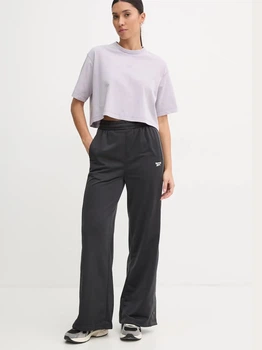 Spodnie dresowe damskie Reebok Team Pant 100208558 2XS Czarne (1200143737576)