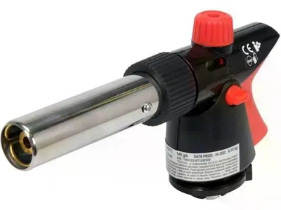 Газовый горелка YATO PIEZO 360°, мощность до 2 кВт, температура до 1300 °C