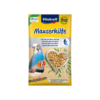 Вітамінізована добавка Vitakraft Mauserhilfe для хвилястих та екзотичних папуг під час ліньки у вигляді насіння 20 г