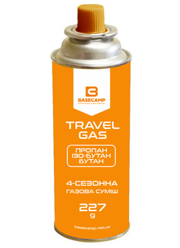 Газовий балон BaseCamp Travel Gas 227 g