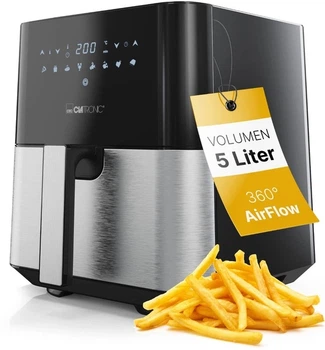 Мультипечь аэрофритюрница Clatronic Hot Air Fryer XXL 5.0 л с сенсорным управлением (FR 3782 H)