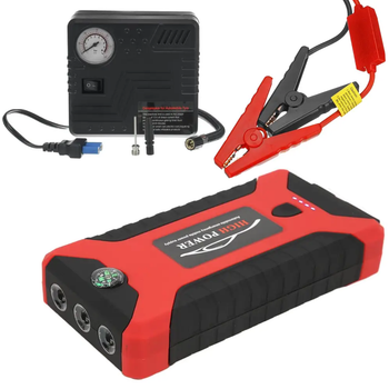 Пуско-зарядное устройство для авто с компрессором 99800мАч 600А JUMPSTARTER 29B (см11882)