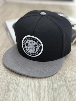 Кепка снепбек (Snapback) Holidays club 56-61р Черный (9044)