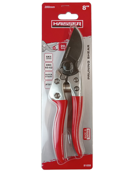 Секатор садовый 200 мм пластиковый фиксатор Haisser 81059