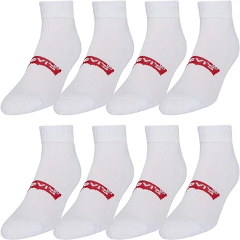 Комплект шкарпеток з контролем вологості 8 пар Levi's 8-Pack Superior Comfort Half Cushion Quarters Socks Color: White US8-12 EU41-45 26-30см