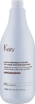 Шампунь для поврежденных волос Kezy Macadamia Shampoo 1000 мл