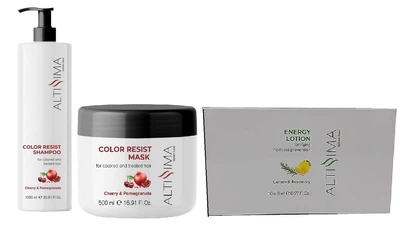 GIFT SET Подарочный набор для окрашенных волос COLOR RESIST Шампунь 1000 мл + Маска + ENERGY Лосьон