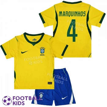 Футбольна форма для дітей MARQUINHOS 4 збірної Бразилії Third 2026 Brazil FIFA World Cup 145-155 см (set4750-137065-4)