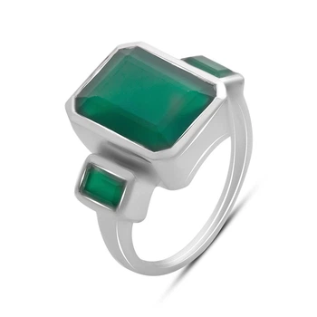 Серебряное кольцо с натуральным агатом 7.162ct, вес изделия 6,62 гр (2196419)
