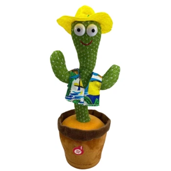 Интерактивная игрушка кактус, который танцует и поёт Dancing Cactus
