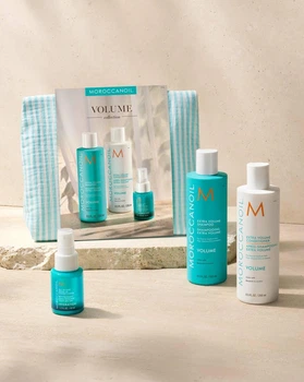 Набор Moroccanoil Hydration Весенний для увлажнения-шампунь, кондиционер, спрей и косметичка