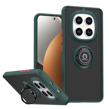 Чохол Fiji Colorframe для Xiaomi Redmi Note 15 Pro матовий бампер з кільцем підставкою Green