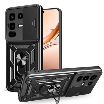 Чехол Fiji Camera Defence для Infinix Note 50 / Note 50 Pro (X6858 / X6855) бампер с защитой камеры и подставкой Black