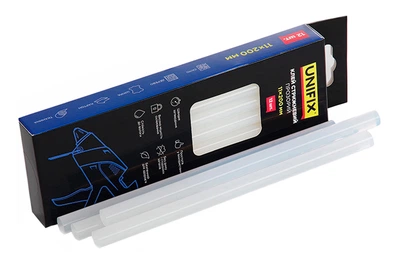 Стрижень клейовий Unifix 11 x 200мм прозорий (12шт) (951456)