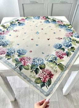 Скатерть гобеленовая "Гортензия" 93x93 (ZOE-100)