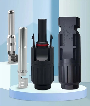 Коннекторы MC4 TOMZN 1000V 32A, PV Wire End, комплект Male/Female для солнечных панелей