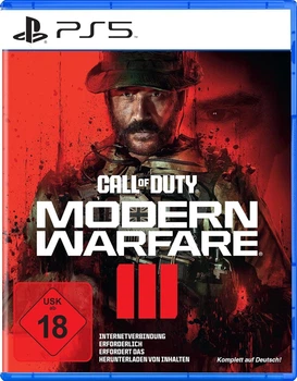 Видеоигра Call of Duty Modern Warfare III для PlayStation 5 Диск Blu-ray немецкий язык кампания мультиплеер зомби 18+ - Уценка