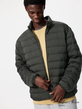Куртка демисезонная мужская Uniqlo Pufftech 757932245 2XL Зеленая (1159859667)