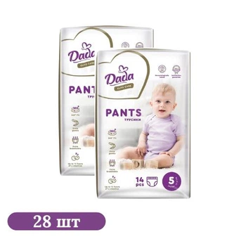 Детские подгузники-трусики 28 шт Dada Elite Care размер 5 Junior (12-17 кг)