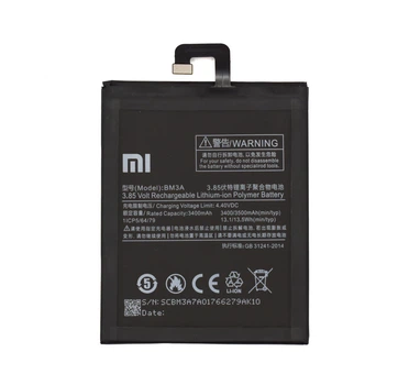 Акумулятор Xiaomi Mi Note 3 BM3A 3400 mAh Original PRC