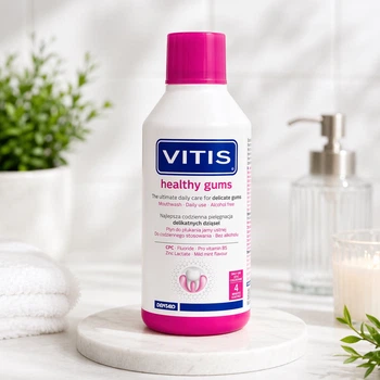 Ополіскувач для ясен VITIS Healthy Gums Gingival, для чутливих ясен і проти запалення, 500 мл