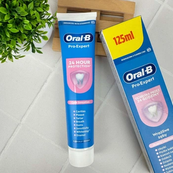 Зубная паста Oral-B Pro-Expert Calm Sensation 125 мл с фторидом олова для защиты от чувствительности и кариеса