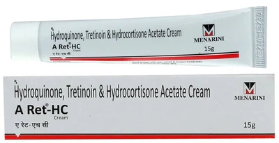 Комбінований крем від акне, запалень і постакне A Ret-HC Cream 15 г | Menarini Менаріні | Гідрохінон, третиноїн і гідрокортизон