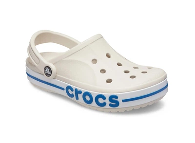 Крокси чоловічі сабо Crocs Bayaband Stucco/Bright Cobalt 38 бежеві