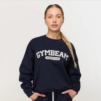 Світшот жіночий Varsity синій XL - GymBeam