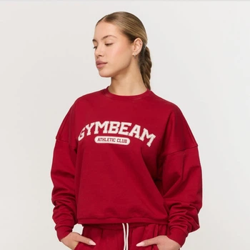 Світшот жіночий Varsity червоний XS - GymBeam