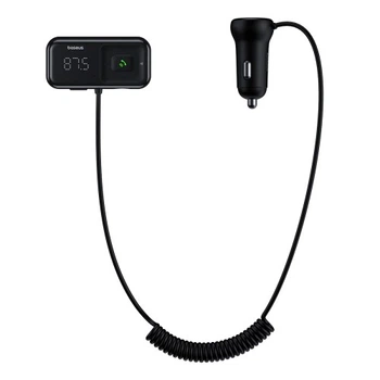 Автомобильный FM трансмиттер модулятор Baseus S-16 Black CCMT000201