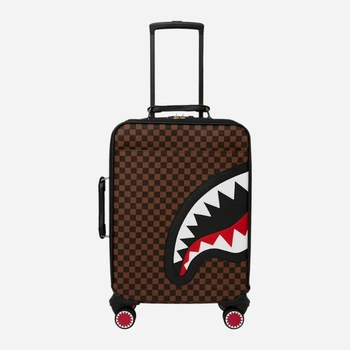Walizka na kółkach Sprayground Sawtooth Sharks 910CL270NSZ Brązowa (800070347838)