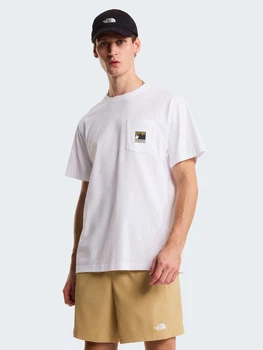 Футболка бавовняна довга чоловіча The North Face M Mountain NF0A8GUUFN4 S Біла (800070354879)