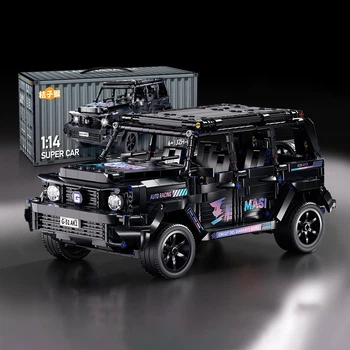 Конструктор машина джип Mercedes-Benz G500 Black чорний мерседес гелік на 1007 деталей