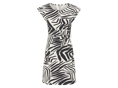 Платье с декоративным узлом для женщины Esmara LYCRA® 472963 S черный, белый