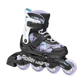 Ролики Rollerblade Microblade SL Black Lavender 28-32