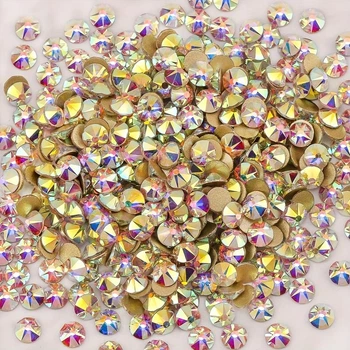 Стрази для декору Crystal АВ SS 8 розмір 2,3мм ~ 2,5мм , упаковка 1400 шт ХАМЕЛІОНИ
