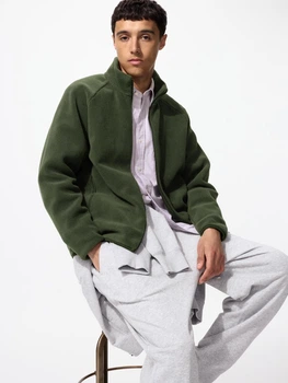 Кардиган Uniqlo розмір XL зелений (56) (479792)
