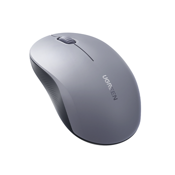 Миша бездротова безшумна UGREEN M331 Bluetooth + 2.4 ГГц, 4000 dpi Grey
