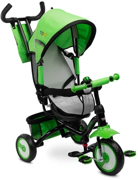 Rowerek trójkołowy Toyz Timmy z obracanym siedziskiem Zielony (5902021525812)