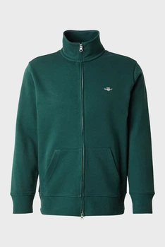 Чоловіча темно-зелена спортивна кофта REG SHIELD FULL ZIP SWEAT Gant XXL 2008006