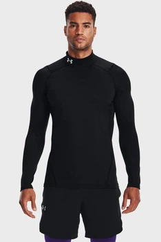 Чоловічий чорний термореглан UA CG Armour Fitted Mock Under Armour 3XL 1366066-001