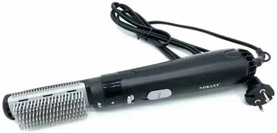 Фен-щітка SOKANY HB-826-2 1000 Вт з іонізацією, стайлер для волосся 2 насадки, фен для укладки локонів і хвиль, фен-щітка з холодним повітрям, професійний стайлер для волосся