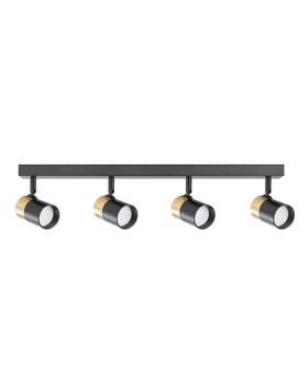 Спот поворотний Zuma Line Fori OB-2204BD-4-BK GU10 4x50W IP20 чорний