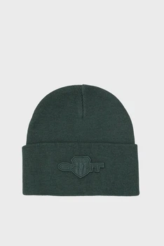 Чоловіча темно-зелена шапка TONAL Gant OS 9910050