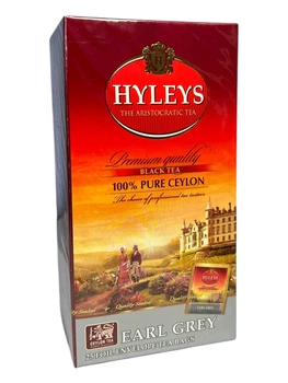 Чай Hyleys Ерл Грей з ароматом бергамоту 25 пакетів з фольги (60589)