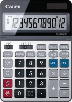 Kalkulator Canon TS-1200TSC DBL Black-Silver 2468C002AA (4549292104639)